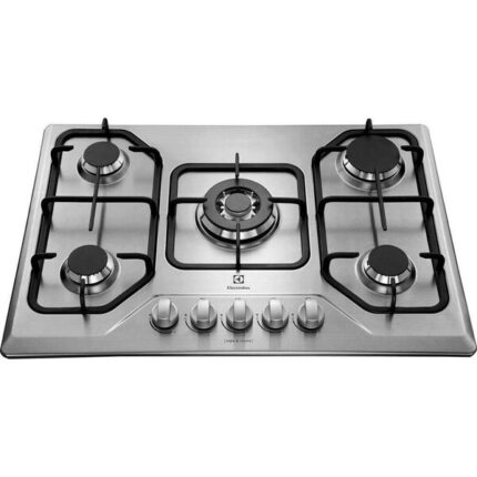 Cooktop 5 Bocas a Gás com Tripla Chama e Acendimento Superautomático Inox Bivolt GT75X Electrolux